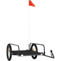 StarTech.com Remorque pour chiens - Remorque/buggy pour chiens - 135x70x37 cm - Pour chiens de taille moyenne - En tissu - Vert armée