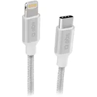 SBS Câble de recharge et de transfert de données USB-C - Lightning