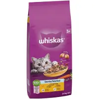 Whiskas Croquettes au poulet - Pour chat adulte stérilisé - 14 kg