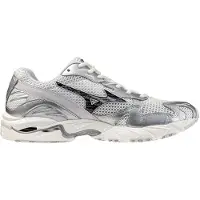 Mizuno - Chaussures lifestyle - Wave Rider 10 GF White/Black Sand/Lilac Hint en Cuir - Taille 6,5 UK - Blanc