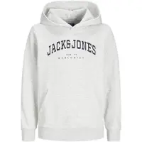 Jack & Jones Junior Sweat 'JJECaleb' gris clair / noir / blanc