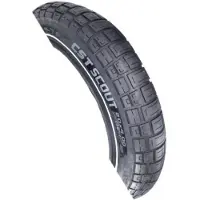 CST Scout Fat 20´´ X 4.00 Rigid Urban Tyre Argenté 20´´ x 4.00
