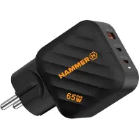 Hammer Chargeur Mural Usb-a Et Usb-c 65w