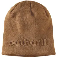 Carhartt Knit Embossed Beanie Marron