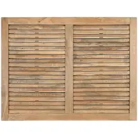 GINER Y COLOMER Tête de lit « Venecia » en bois de manguier, 104 cm de long x 80 cm de large,