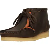 Clarks Chaussure à lacets 'Wallabee Boot' marron