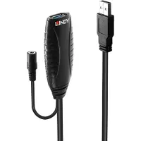 Lindy Usb 3.0 Cable 10 M Noir