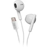 SBS Oreillettes Usb-c Blanc