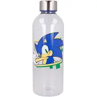 Sonic Bouteille en verre - - Sonic - 850 ml - Verre borosilicate - Bouchon en bambou