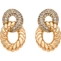Luxenter Boucles d'oreilles 'Ramcall' or rose