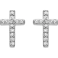 Luxenter Boucles d'oreilles 'Zudis' blanc