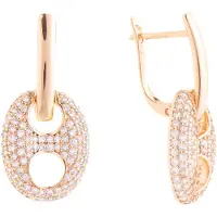 Luxenter Boucles d'oreilles 'Memat' or rose