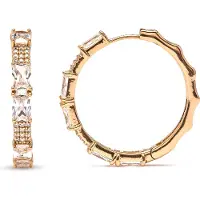 Luxenter Boucles d'oreilles 'Ulfan' or rose