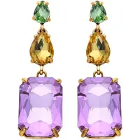Luxenter Boucles d'oreilles 'Phiaqua' mélange de couleurs