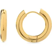 Luxenter Boucles d'oreilles finition or jaune 18 carats - Amyck