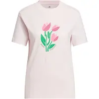 Adidas T-shirt fonctionnel 'Bloom At Your Own Pace' vert / rose / rosé / rose clair