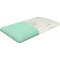 Rems REM-Sen Oreiller orthopédique thermoplastique Coussin pour la nuque Oreiller ergonomique pour dormir sur le côté Coussin en mousse à mémoire de forme Aloe Vera 70x40 13cm