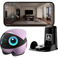 Enabot EBO Air 2 Plus P - Caméra de surveillance mobile IP Wi-Fi d'intérieur
