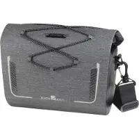 Rixen & Kaul Sacoche de guidon Klick-fix Baggy Waterproof grise,29,5x12,5x21,5cm,4,5ltr,750g,Pro Pl
