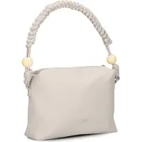 Zwei Sac bandoulière 'Perla' beige clair