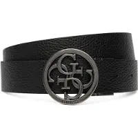 GUESS Milano Adj & Rev H35 Belt Noir L Homme