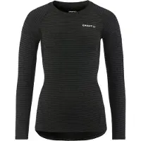 Craft Femmes, T-shirt fonctionnel, Wool Extreme X L/S 2 W Unterhemd (XL), Noir