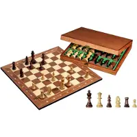 Sonstiges Set d'échecs professionnel Tunier KH 90MM FG 50mm
