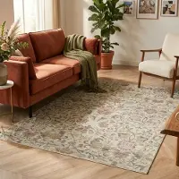 FRAAI Tapis floral | Rosie Blanc | 160x230cm | Blanc | Rectangulaire | Tapis