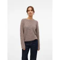 Vero Moda Pull-over 'Novah' marron