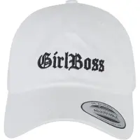 Mister tee Casquette 'Girl Boss' noir / argent / blanc
