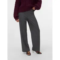 Vero Moda Pantalon à plis 'VMTEXAS' gris foncé