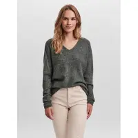 Vero Moda Pull-over 'Lefile' vert foncé