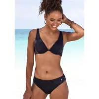 LASCANA Bas de bikini noir