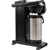Moccamaster 29263 Cafetière Thermoking à remplissage automatique, 24 tasses, 3 L, noir, pour thermos.