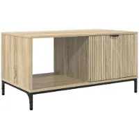 vidaXL Table basse en chêne Sonoma 90 x 49 x 46 cm, bois d'ingénierie