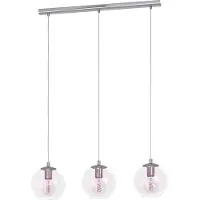 Eglo Suspension Ariscani 2 Chrome à 3 lumières