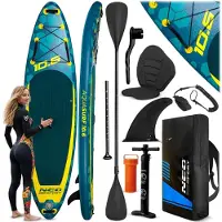 Neo-Sport Planche de SUP gonflable STAND UP PADDLE 320 cm - KIT D'ACCESSOIRES