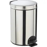 Generique Poubelle Sanelia 14l Inox Seau Antibactérien, Hygiène Optimale -