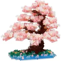 Bandai Nanoblock Bouwset Luxe Kersenbloesemboom - 990st.