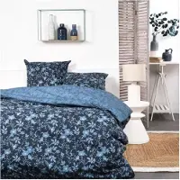 TODAY Parure de lit - 240 x 260 cm - coton avec impression de fleurs