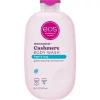 EOS Shea Better Gel Douche Cashmere, Frais & Douillet, Hydratant et Nourrissant, Formule Équilibrée pH