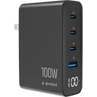 Gembird Chargeur Mural Usb-a Et Usb-c Gan 100w