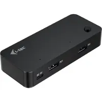 I-Tec Universal Kvm 2 Usb 2 Usb C Hub Noir