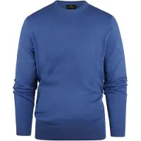 Steppin' Out Pull Coton Cachemire Bleu Cobalt