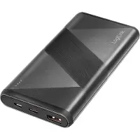 Logilink PA0275 Batterie mobile supplémentaire, 10.000 mAh, 2x USB, noir