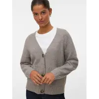 Vero Moda Boom V Neck Sweater Gris XS Femme