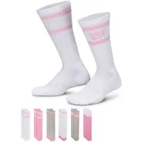 Nike Chaussettes mi-mollet rembourrées Everyday pour Enfant (6 paires) - Multicolore | Taille M (38-42)