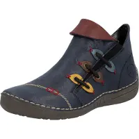 Rieker Derbies 72581-14 femmes - Bleu - 41