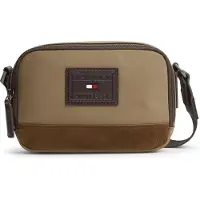 Tommy Hilfiger Sac à bandoulière 'Heritage' brun foncé / marron chiné