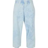 Urban Classics Pantalon 'Towel' bleu clair / blanc